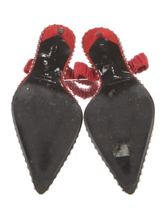 Alexander Wang Suede Studded Accents Flats