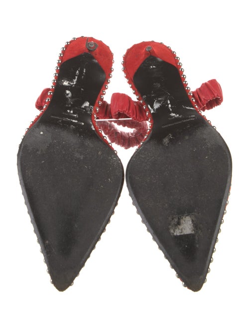 Alexander Wang Suede Studded Accents Flats