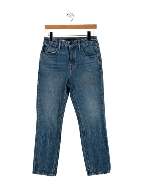 Alexander Wang High-Rise Straight Leg Jeans