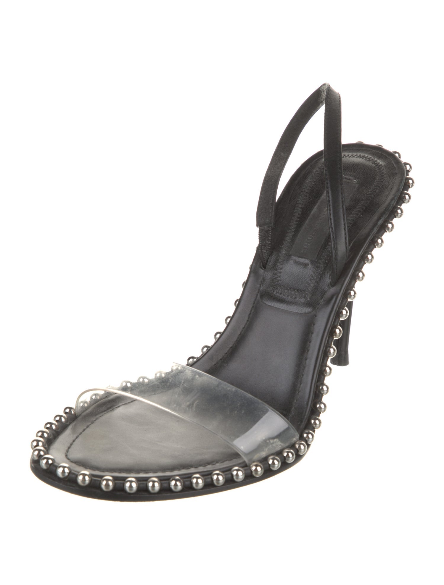 Alexander Wang Leather Printed Slingback Pumps