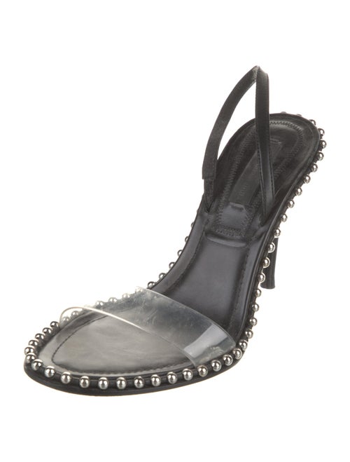 Alexander Wang Leather Printed Slingback Pumps