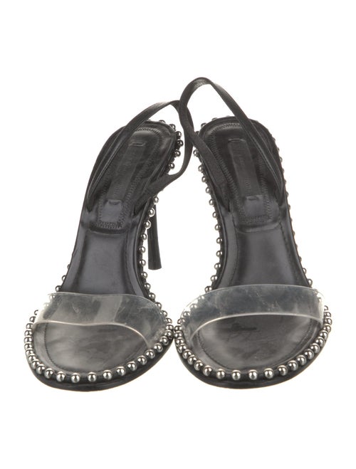 Alexander Wang Leather Printed Slingback Pumps