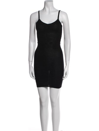 Alexander Wang Scoop Neck Mini Dress
