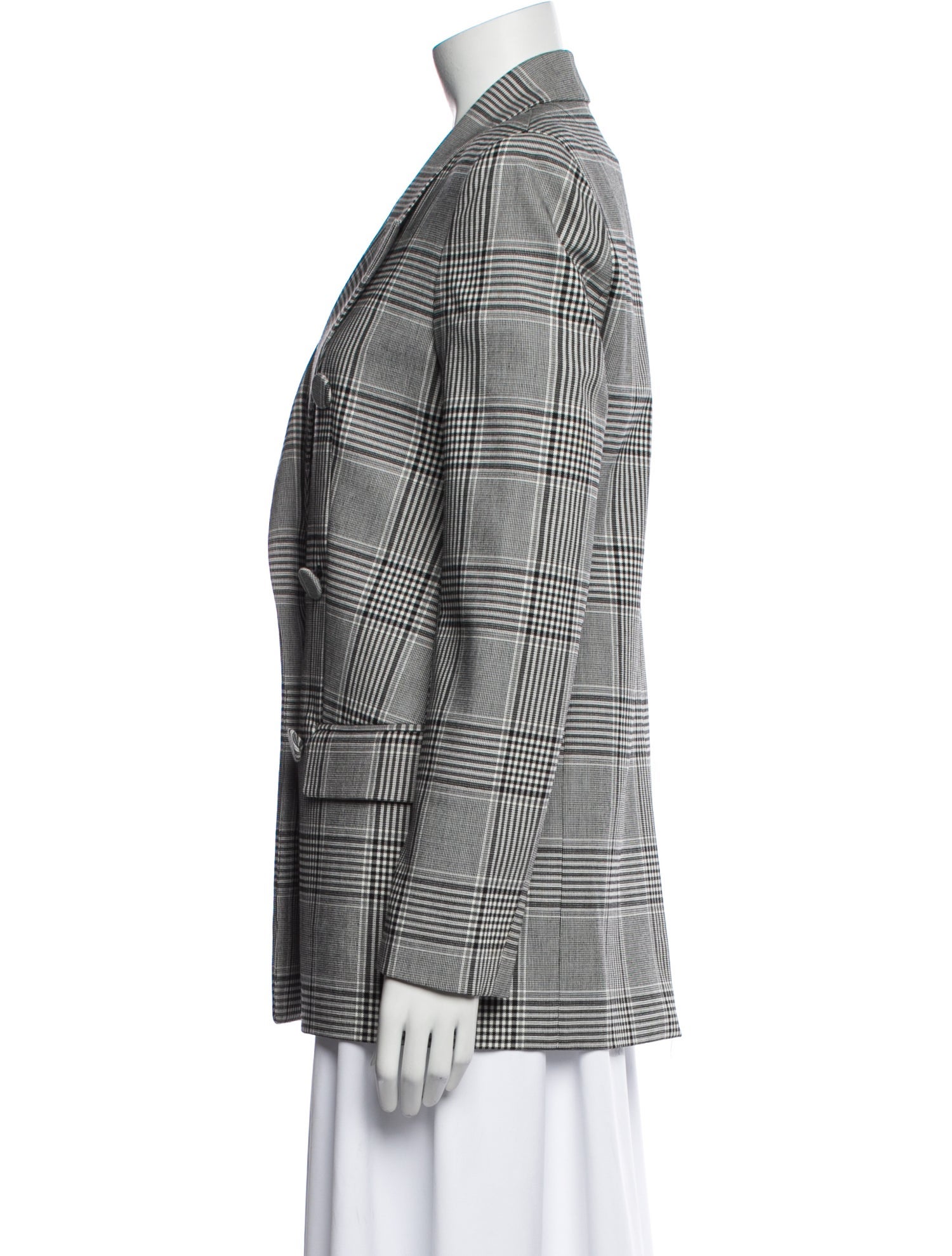 Alexander Wang Plaid Print Blazer