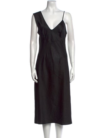 Alexander Wang V-Neck Midi Length Dress