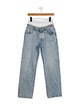 Alexander Wang Mid-Rise Straight Leg Jeans
