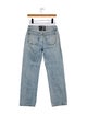 Alexander Wang Mid-Rise Straight Leg Jeans