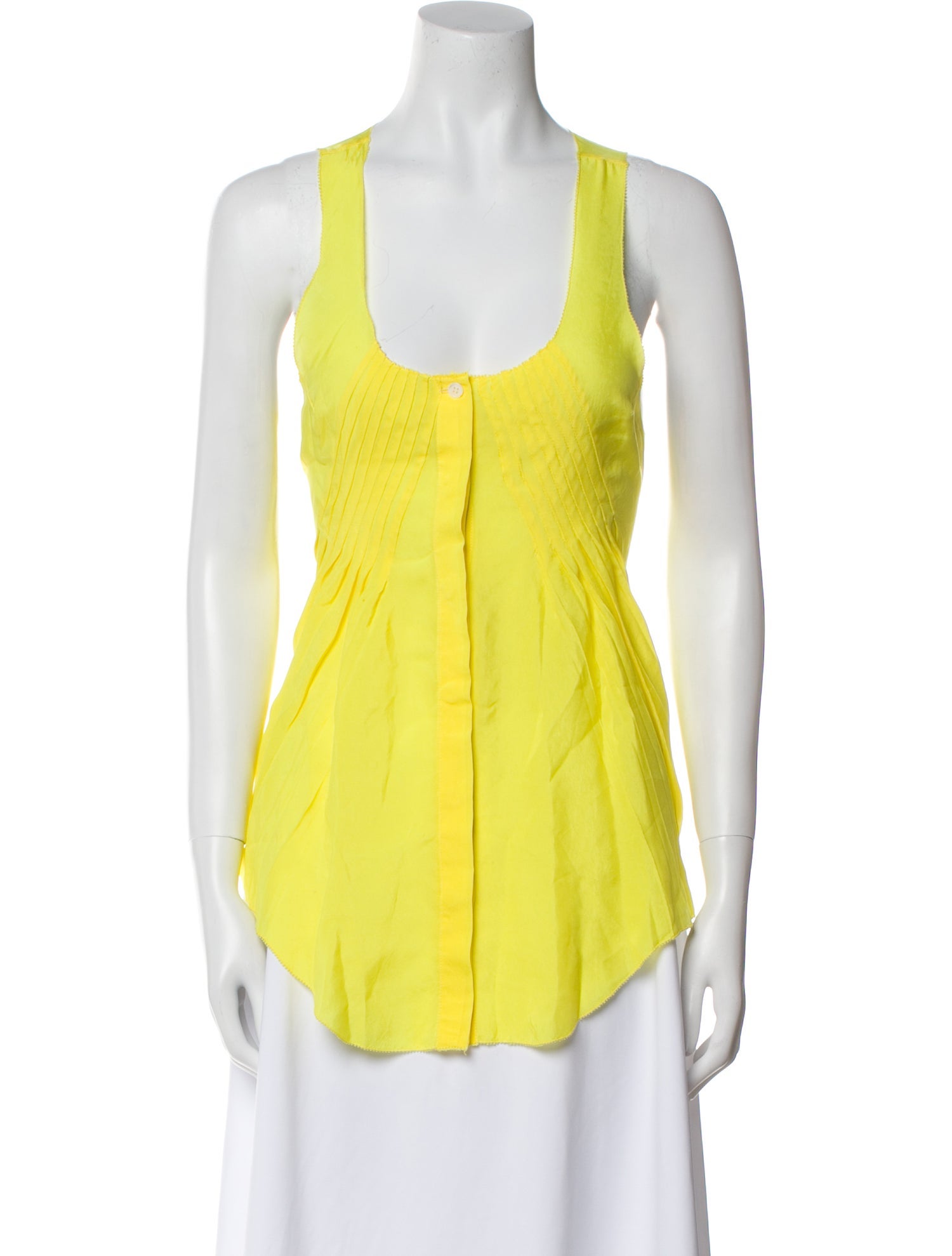 Alexander Wang Scoop Neck Sleeveless Top