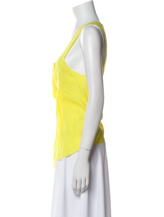 Alexander Wang Scoop Neck Sleeveless Top