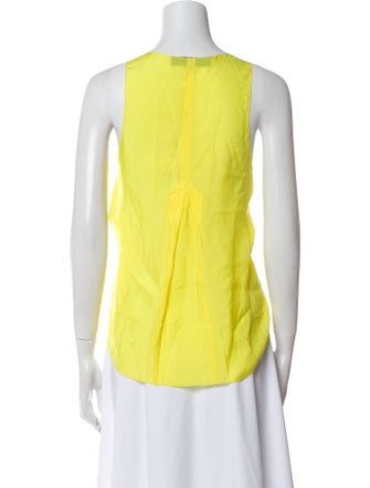 Alexander Wang Scoop Neck Sleeveless Top