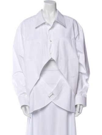 Alexander Wang Long Sleeve Button-Up Top
