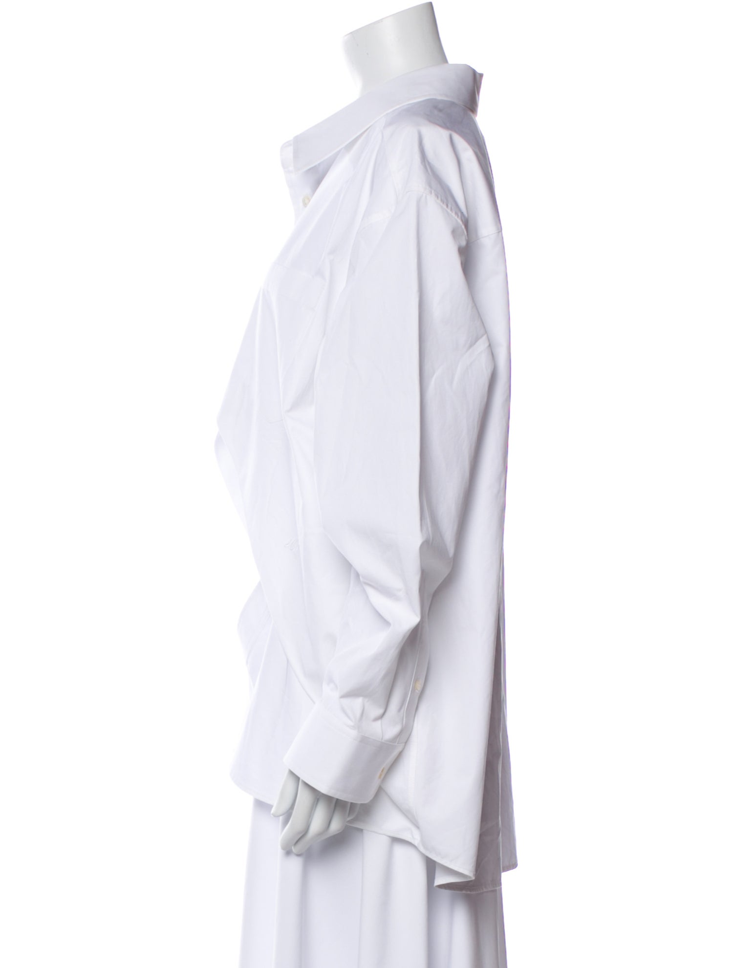 Alexander Wang Long Sleeve Button-Up Top