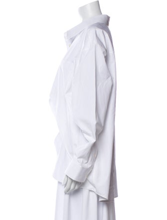 Alexander Wang Long Sleeve Button-Up Top