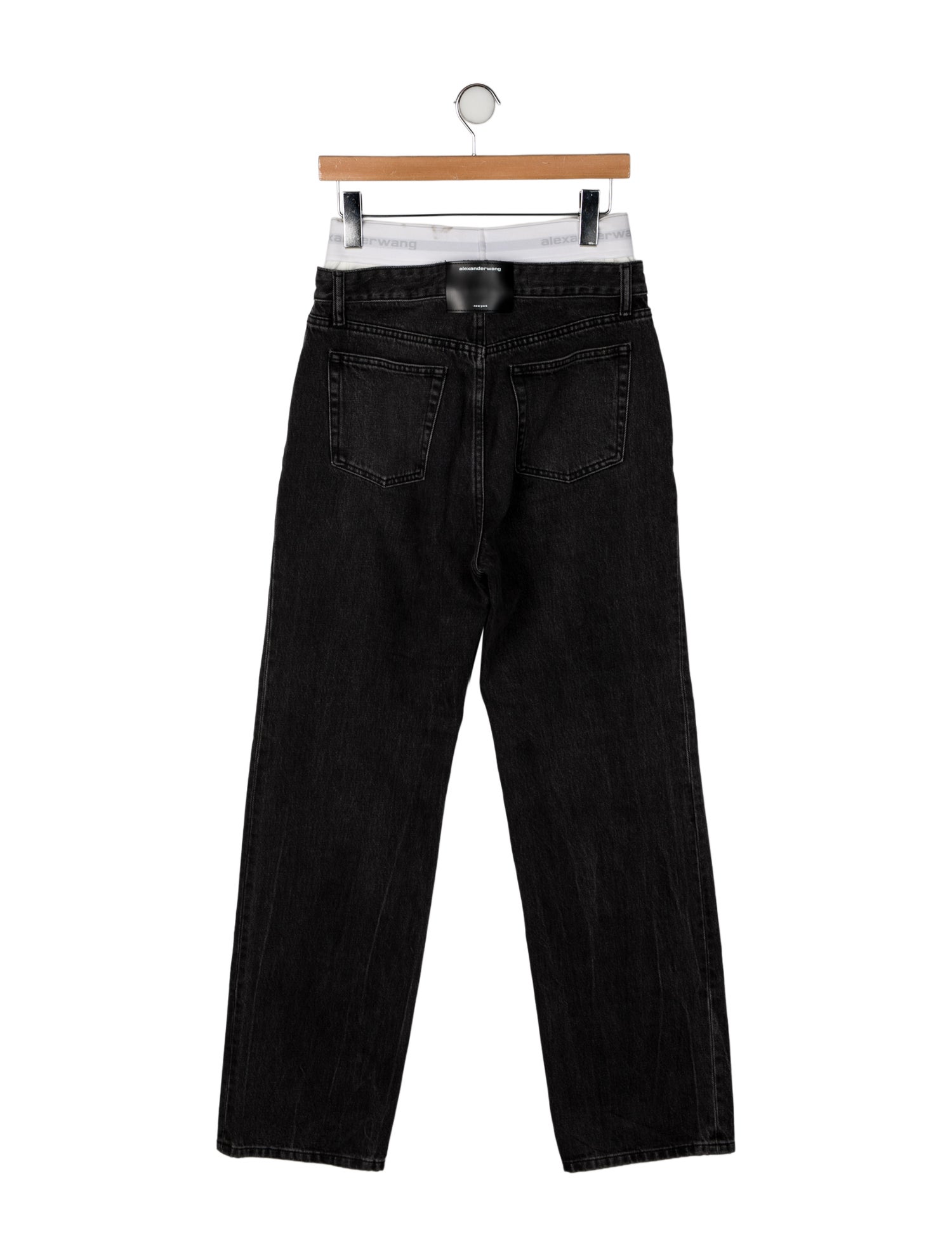 Alexander Wang High-Rise Wide Leg Jeans