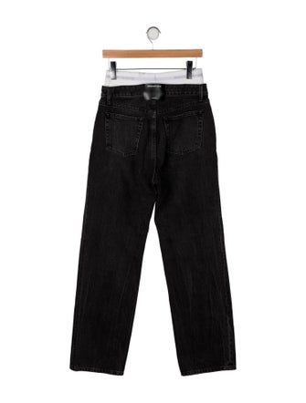 Alexander Wang High-Rise Wide Leg Jeans