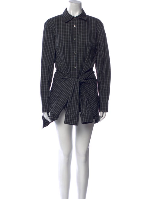 Alexander Wang Plaid Print Mini Dress