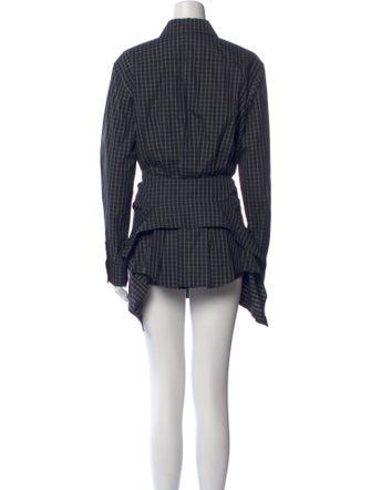 Alexander Wang Plaid Print Mini Dress