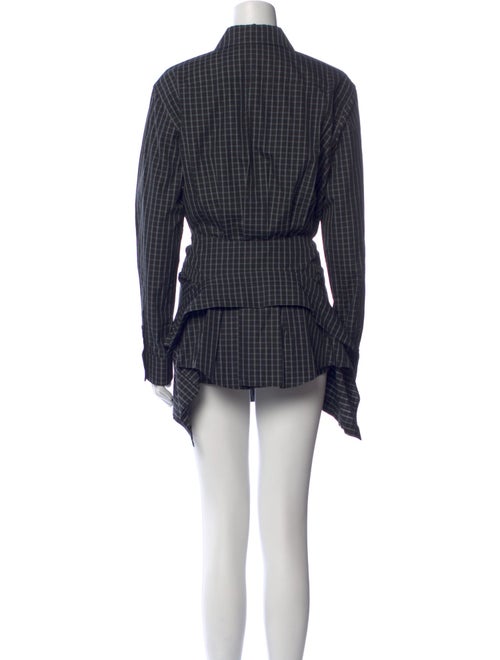 Alexander Wang Plaid Print Mini Dress