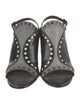 Alexander Wang Leather Polka Dot Print Slingback Sandals