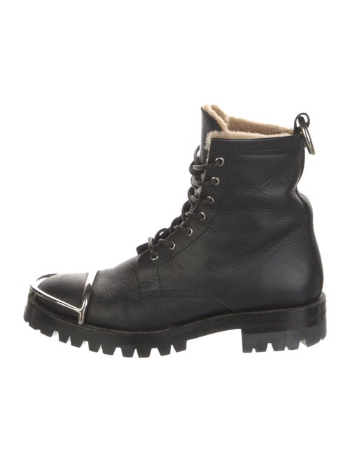 Alexander Wang Leather Combat Boots