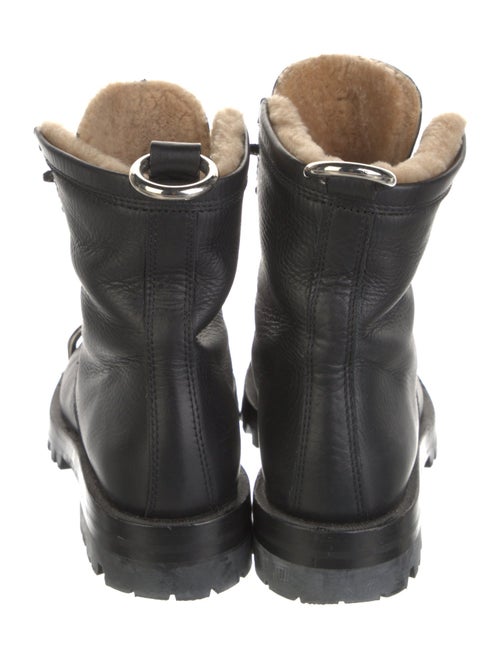 Alexander Wang Leather Combat Boots