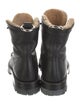 Alexander Wang Leather Combat Boots