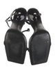 Alexander Wang Satin Crystal Embellishments Sandals