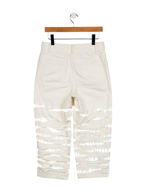 Alexander Wang High-Rise Straight Leg Jeans