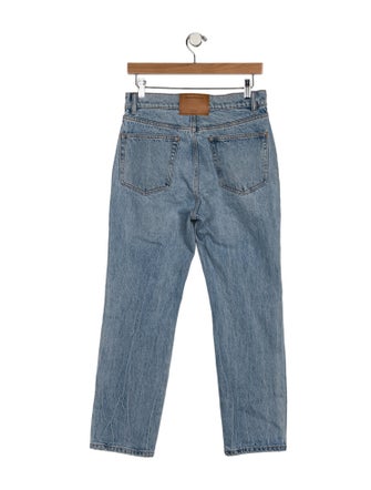 Alexander Wang Mid-Rise Straight Leg Jeans