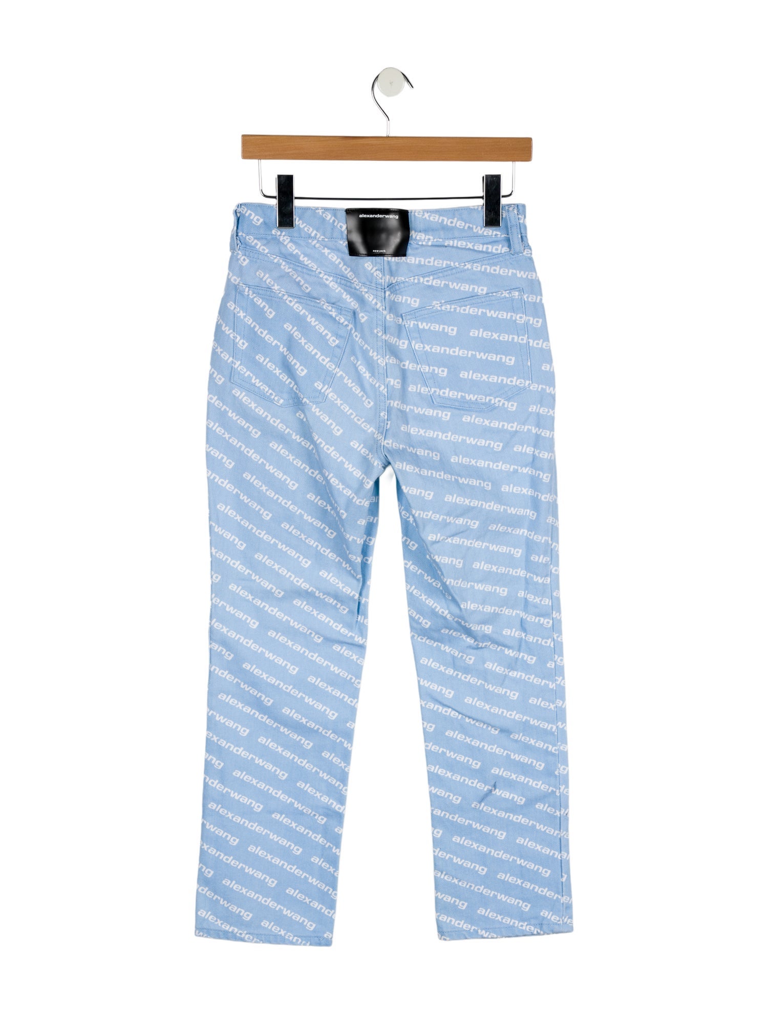 Alexander Wang Mid-Rise Straight Leg Jeans