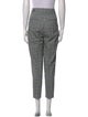 Alexander Wang Plaid Print Skinny Leg Pants