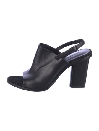 Alexander Wang Leather Slingback Sandals