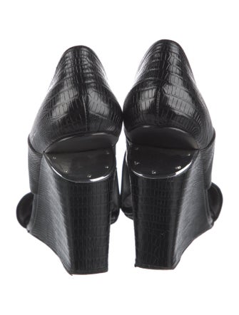 Alexander Wang Embossed Leather Pumps