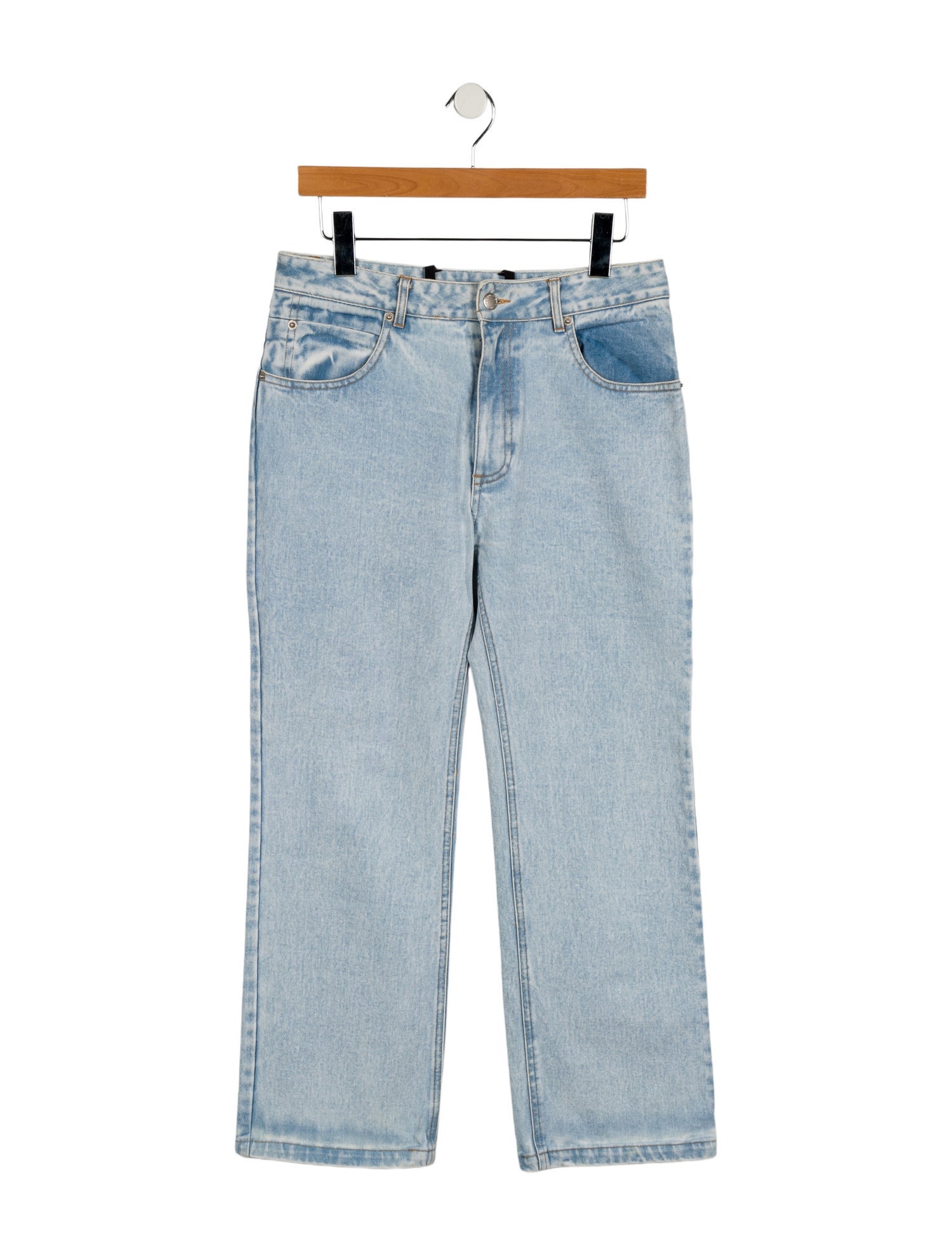 Alexander Wang High-Rise Wide Leg Jeans