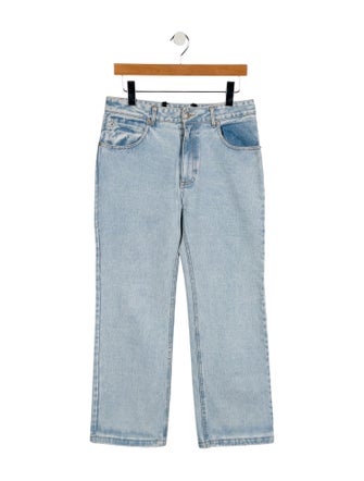 Alexander Wang High-Rise Wide Leg Jeans