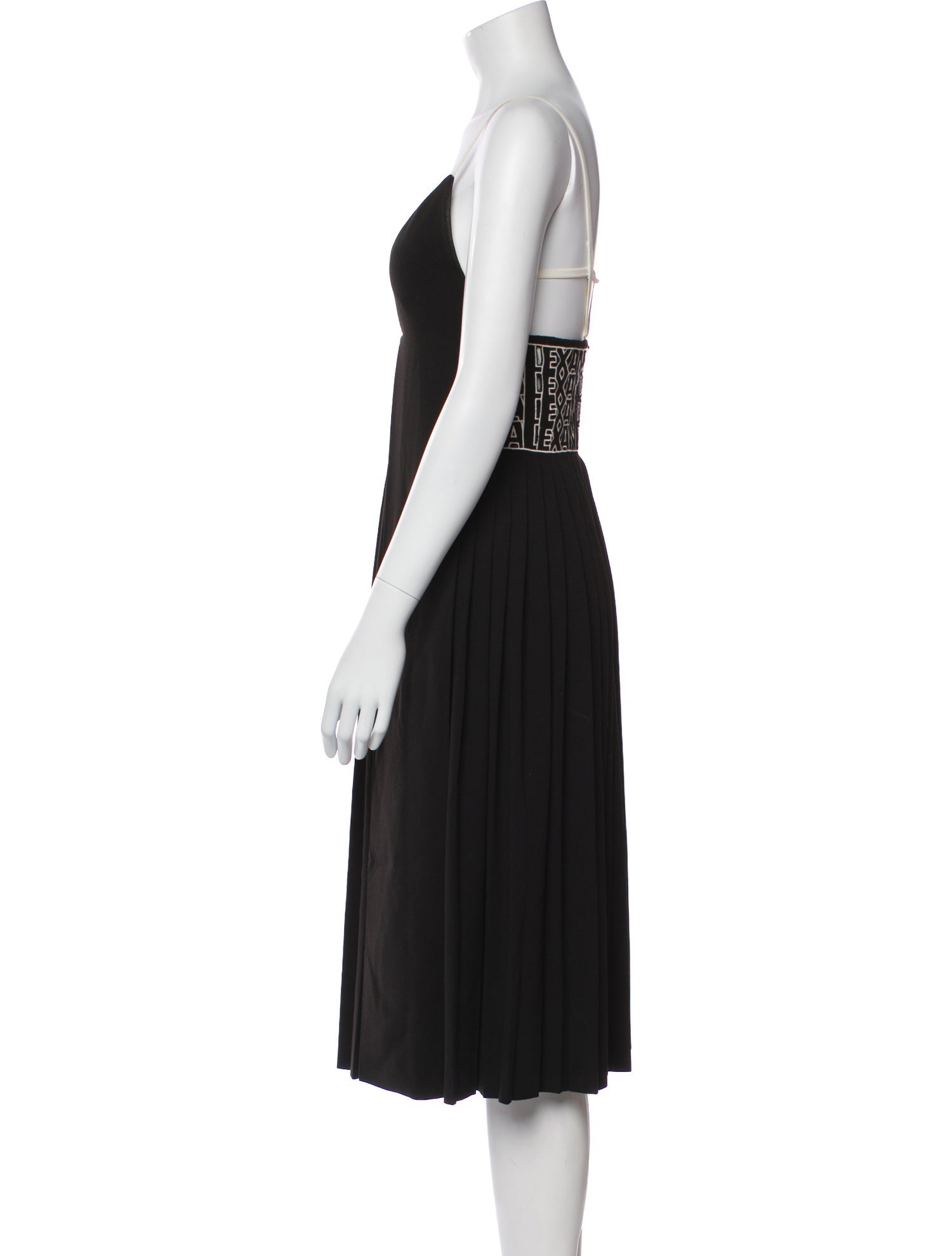Alexander Wang V-Neck Midi Length Dress
