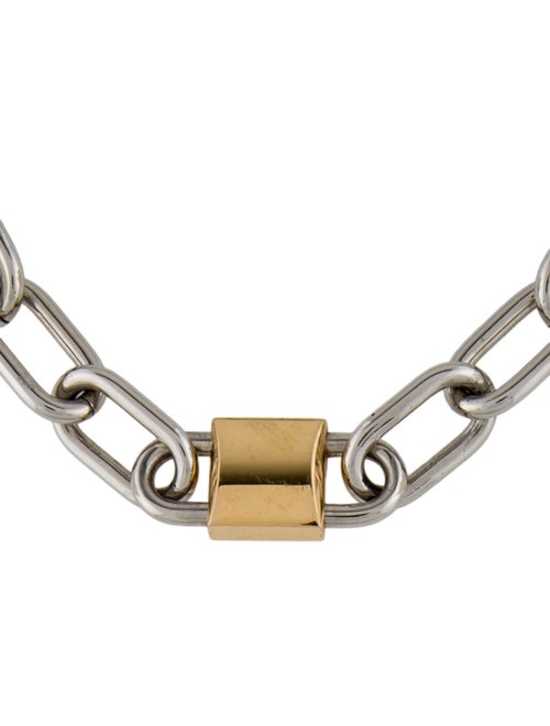 Alexander Wang Double Lock Chain Necklace