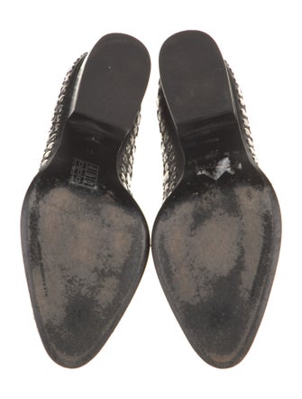 Alexander Wang Leather Studded Accents Boots