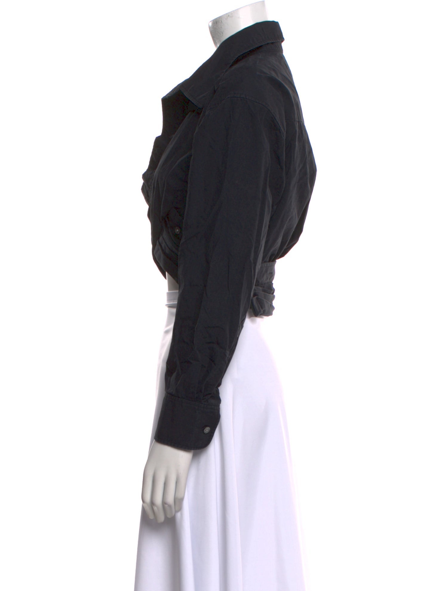 Alexander Wang Long Sleeve Crop Top