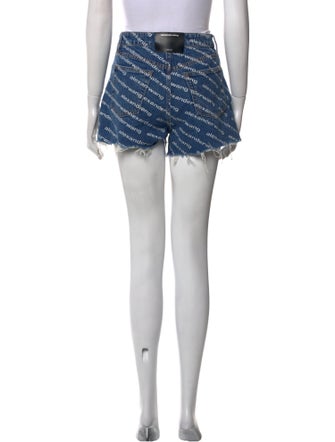 Alexander Wang Striped Mini Shorts