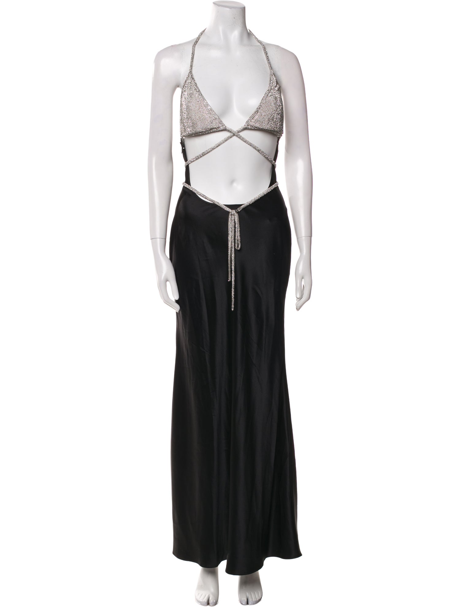 Alexander Wang V-Neck Long Dress
