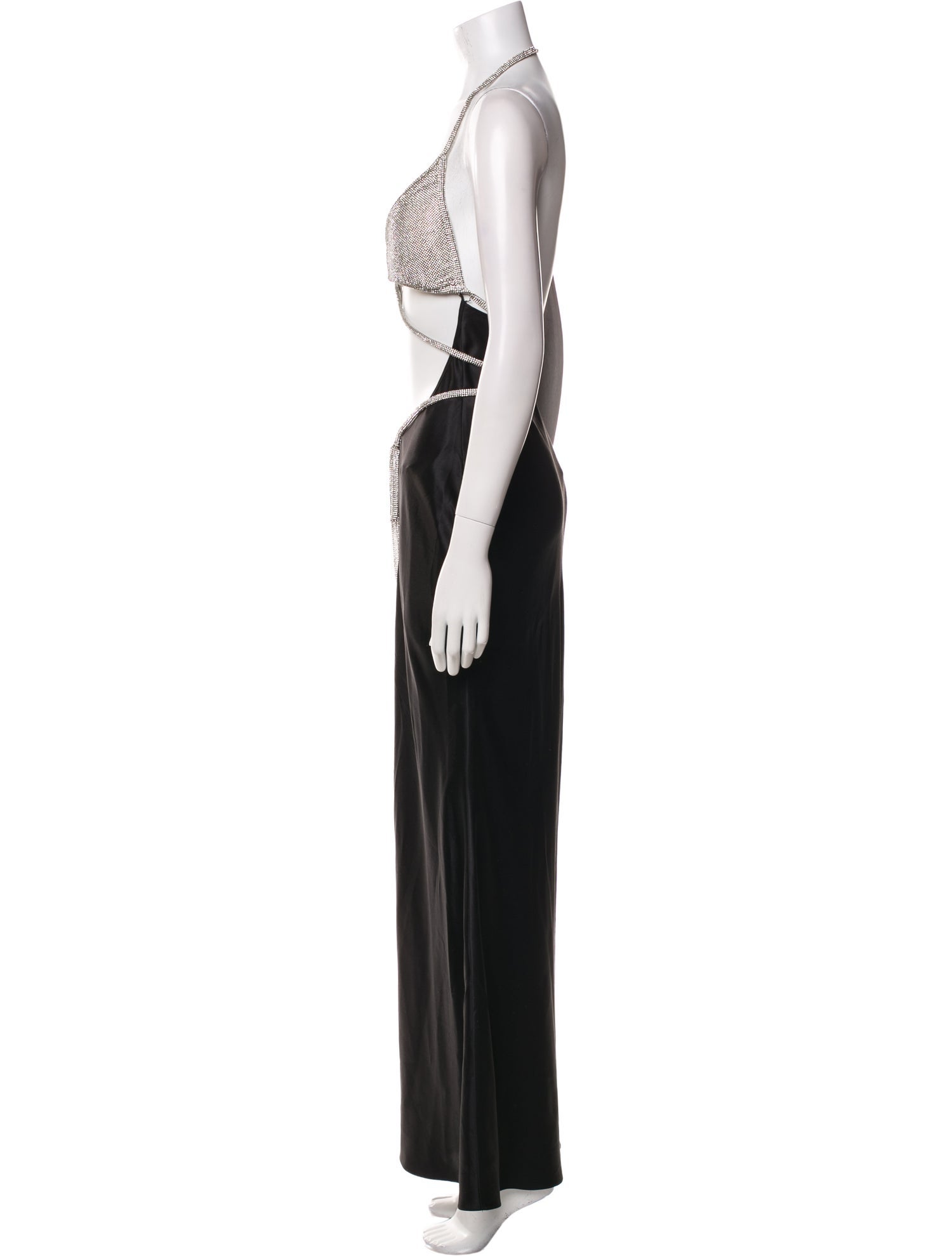 Alexander Wang V-Neck Long Dress