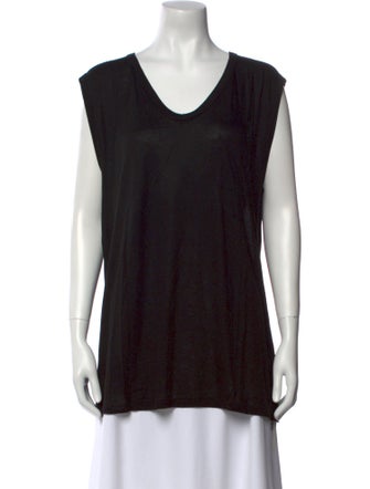 Alexander Wang Scoop Neck Sleeveless T-Shirt