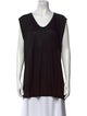 Alexander Wang Scoop Neck Sleeveless T-Shirt