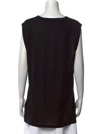 Alexander Wang Scoop Neck Sleeveless T-Shirt