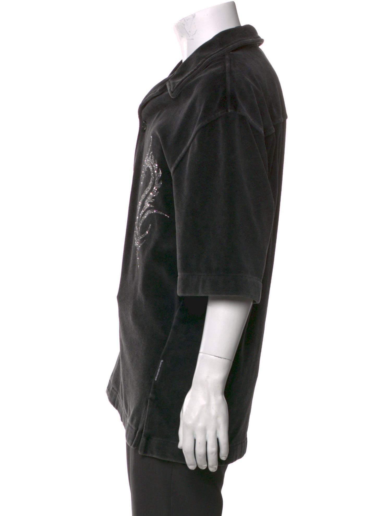 Alexander Wang Dragon Hotfix Graphic Print Shirt