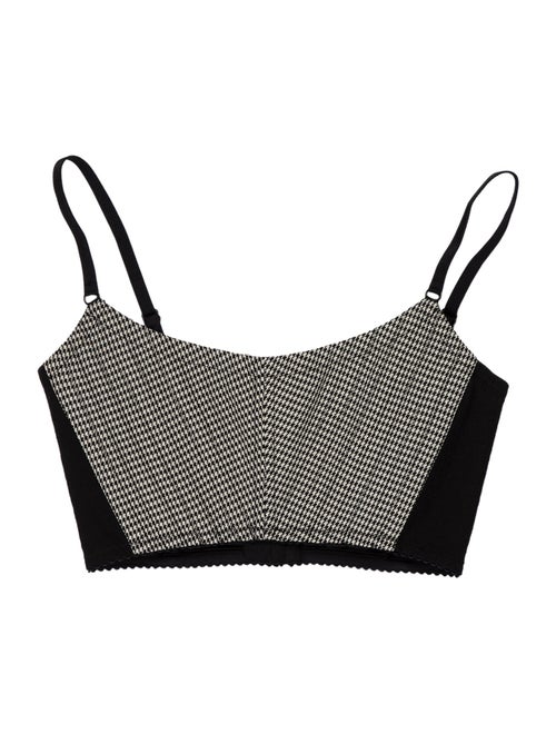 Alexander Wang Wool Square Neckline Crop Top