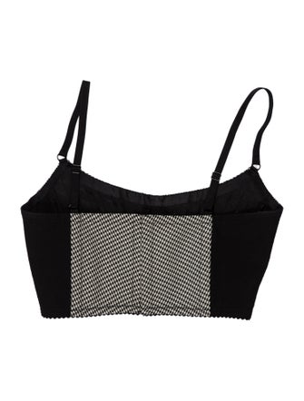 Alexander Wang Wool Square Neckline Crop Top