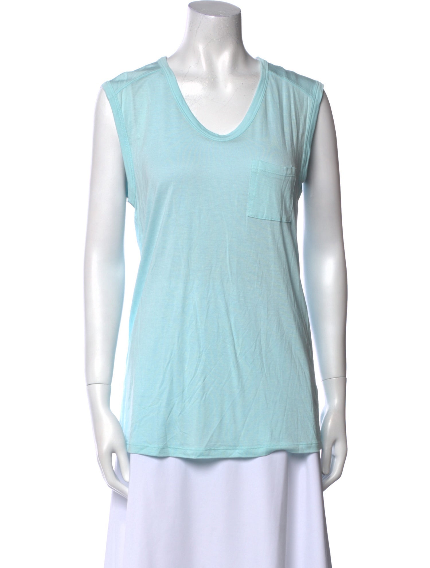 Alexander Wang Scoop Neck Sleeveless T-Shirt w/ Tags