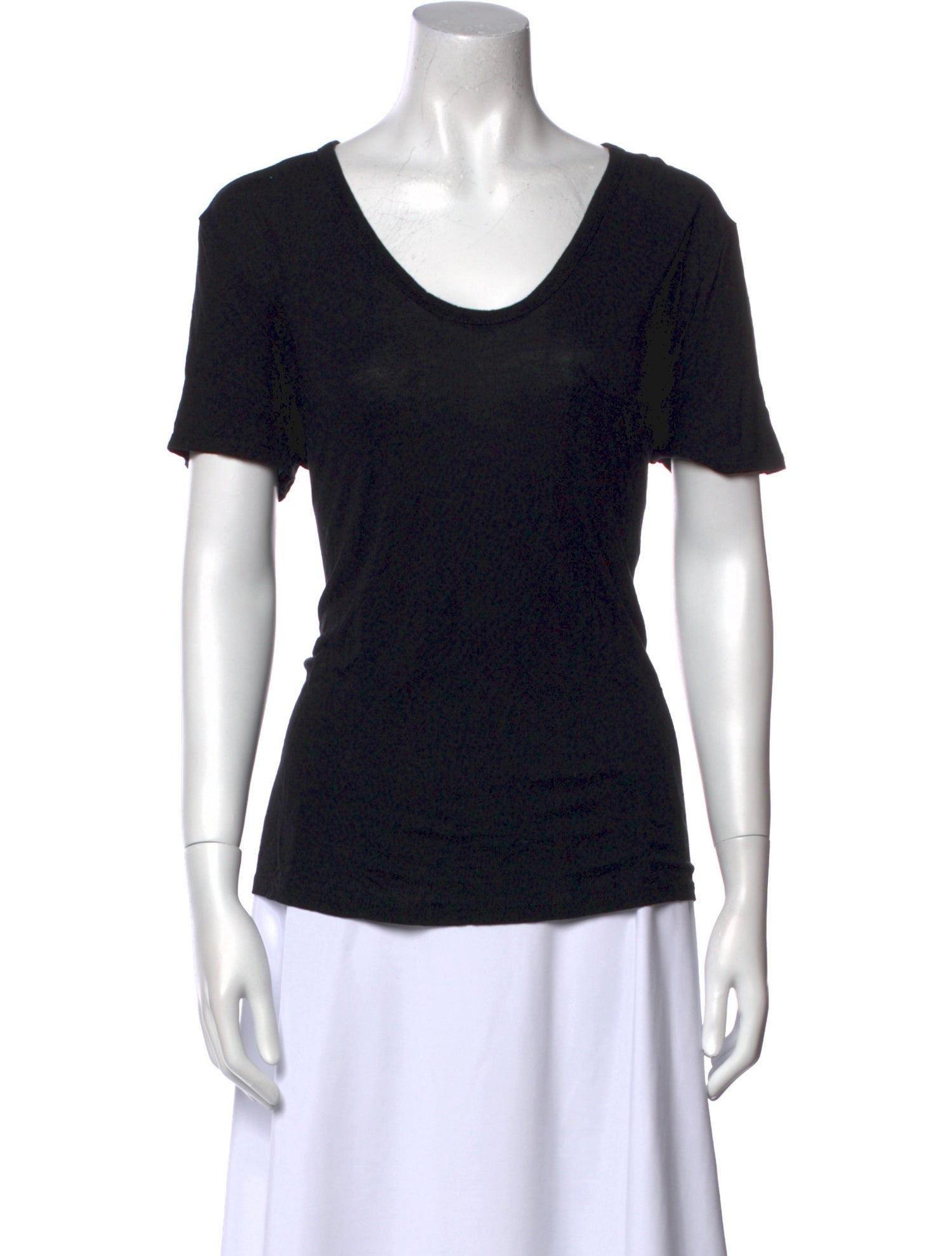 Alexander Wang Scoop Neck Short Sleeve T-Shirt